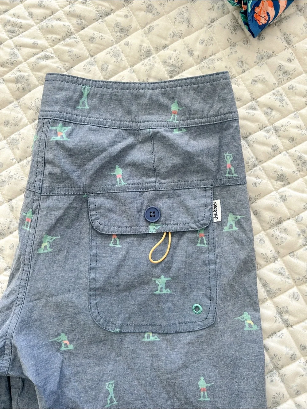 Chubbies Men's Light Blue  Swim Trunks • Sz 32